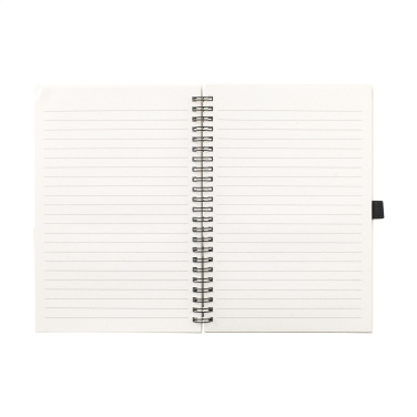 Logotrade reklamprodukter bild: Mjölkkartong Wire-O-papper Notebook A5