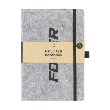 Logotrade profilreklam bild: Felty GRS RPET Paper Notebook A5