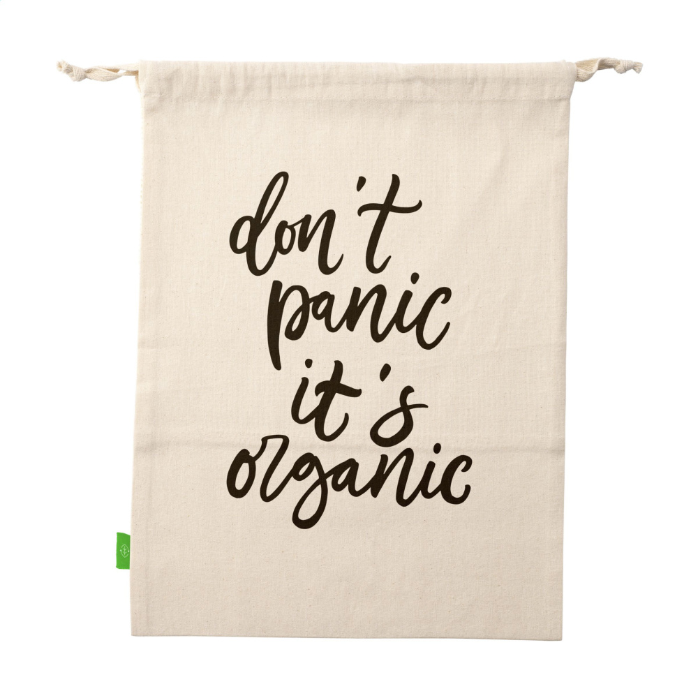 Logotrade kampanjprodukter bild: Natura Organic GOTS Mesh Bag (120 g/m²) fruktpåse