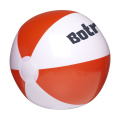 BeachBall Ø 27 cm, vit/röd