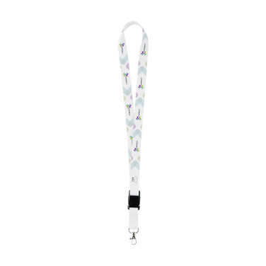 Logotrade kampanjprodukter bild: Lanyard Sublimation Buckle RPET 2 cm nyckelsnöre