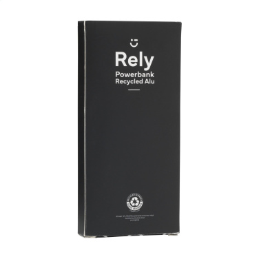 Logotrade kampanjprodukter bild: Rely Powerbank 10000 RCS återvunnen alu