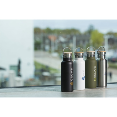 Logotrade presentreklam bild: Nordvik RCS Recycled Steel 500 ml dricksflaska