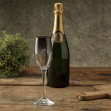 Logotrade presentreklam bild: Smokey Champagneglas 180 ml