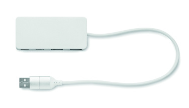 Logotrade profilprodukter bild: USB-hubb 4 portar 27,5 cm