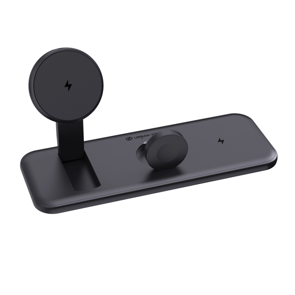 Logotrade kampanjprodukter bild: Urban Vitamin Torrance 3 i 1 magnetisk 15W-laddare