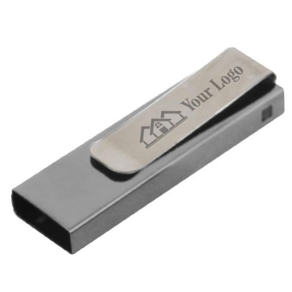 Logotrade profilprodukter bild: Metall-USB-minne