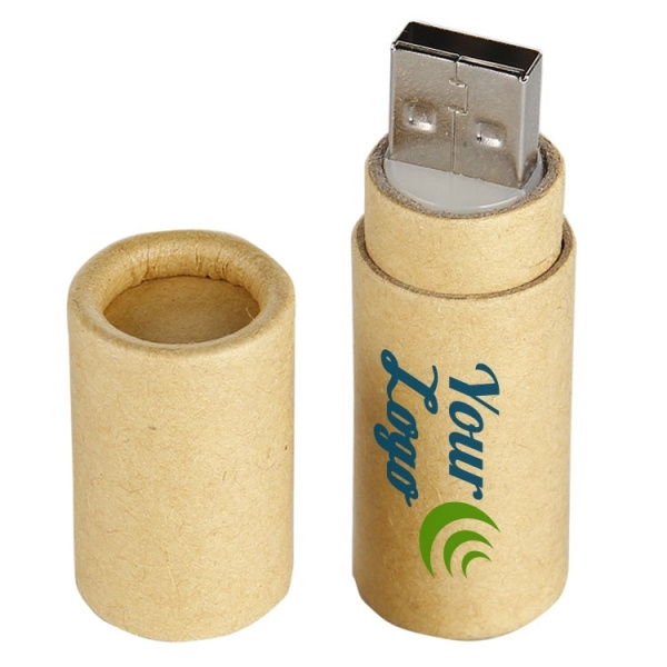 Logotrade profilprodukter bild: USB-minne i kartong