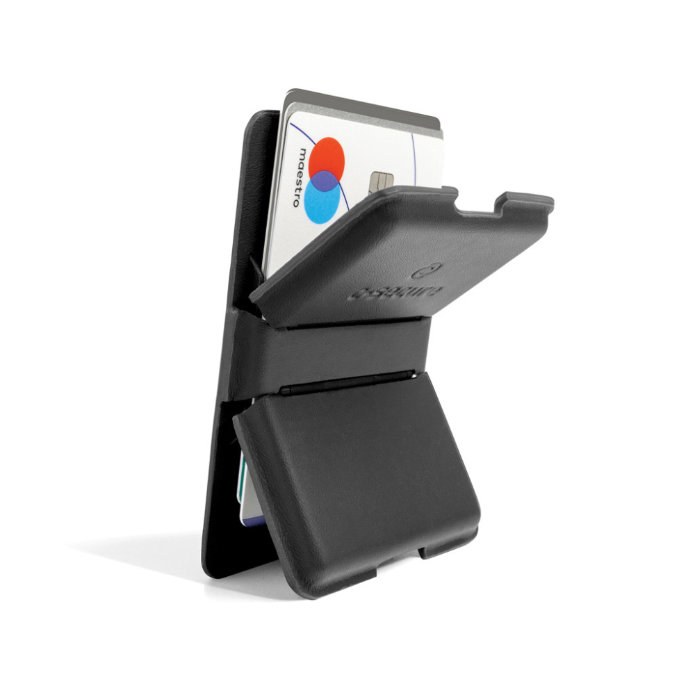 Logotrade profilreklam bild: C-Secure MagSafe-telefonplånbok