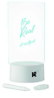 Logotrade presentreklam bild: LED-belyst memoskylt