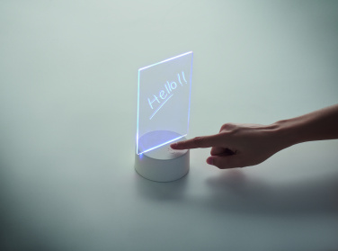 Logotrade presentreklam bild: LED-belyst memoskylt