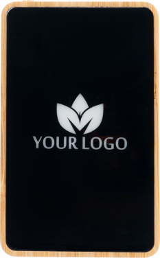 Logotrade reklamprodukter bild: Powerbank 5000 mAh med upplyst logotyp