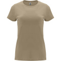 Capri kortärmad T-shirt för dam, Sand