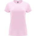 Capri kortärmad T-shirt för dam, Ljusrosa