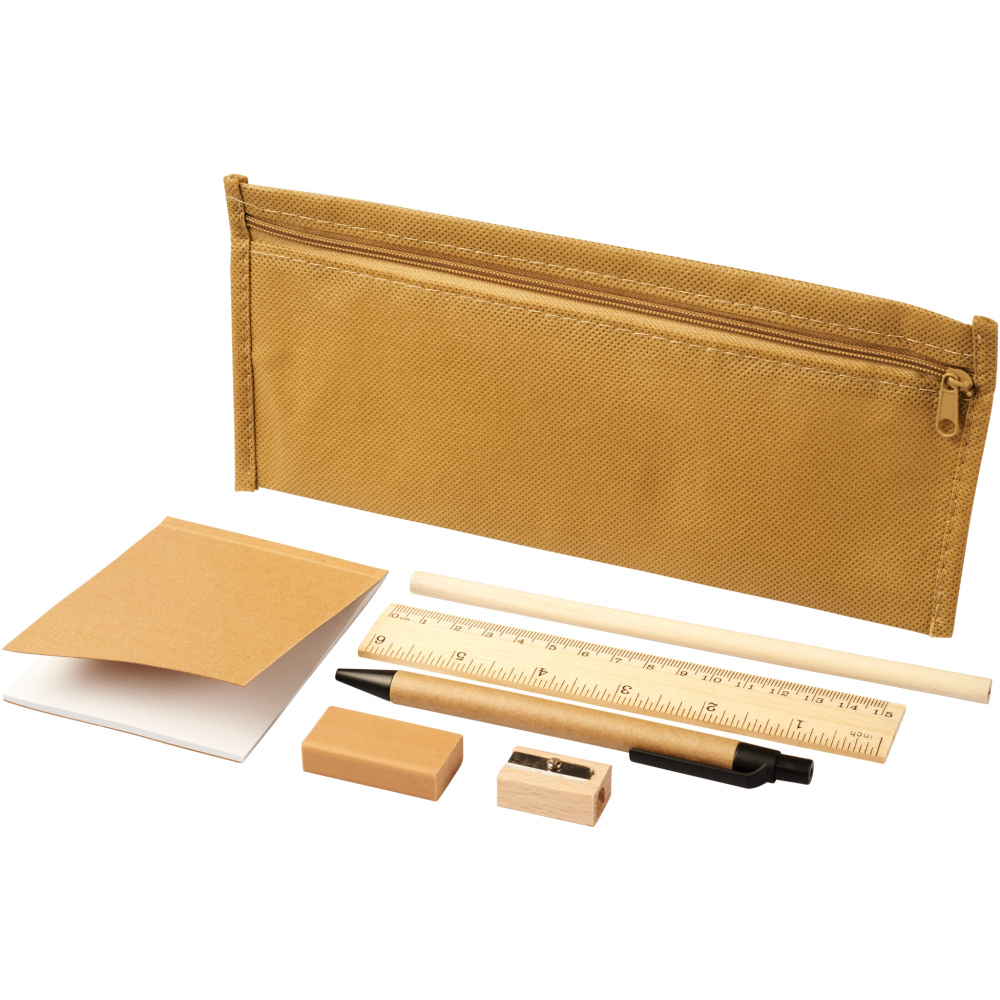 Logotrade reklamprodukter bild: Enviro 7-piece pencil case set