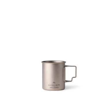 Logotrade profilprodukter bild: Nordic Trail ultralätt titaniummugg 450 ml