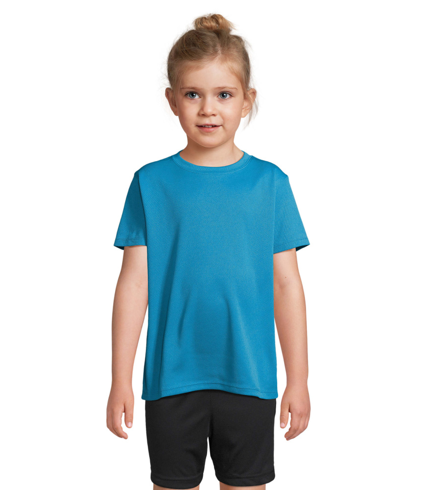 Logotrade reklamprodukter bild: SPRINT KIDS SPORTS T-SHIRT