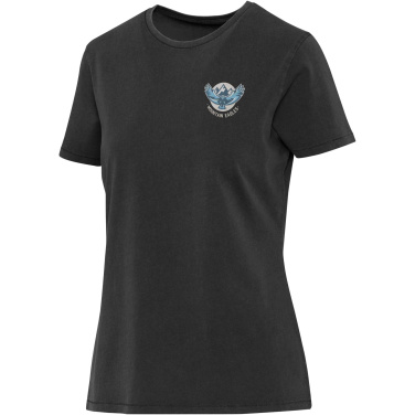 Logotrade kampanjprodukter bild: Nanaimo 160 g/m2 kortärmad tvättad T-shirt för dam