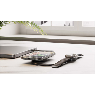 Logotrade presentreklam bild: Zens Pro 2 15 W dubbel laddningskabel