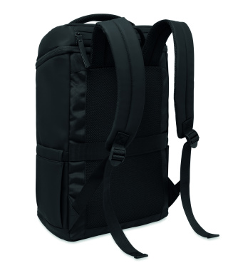 Logotrade profilprodukter bild: 15" PU-dataryggsäck