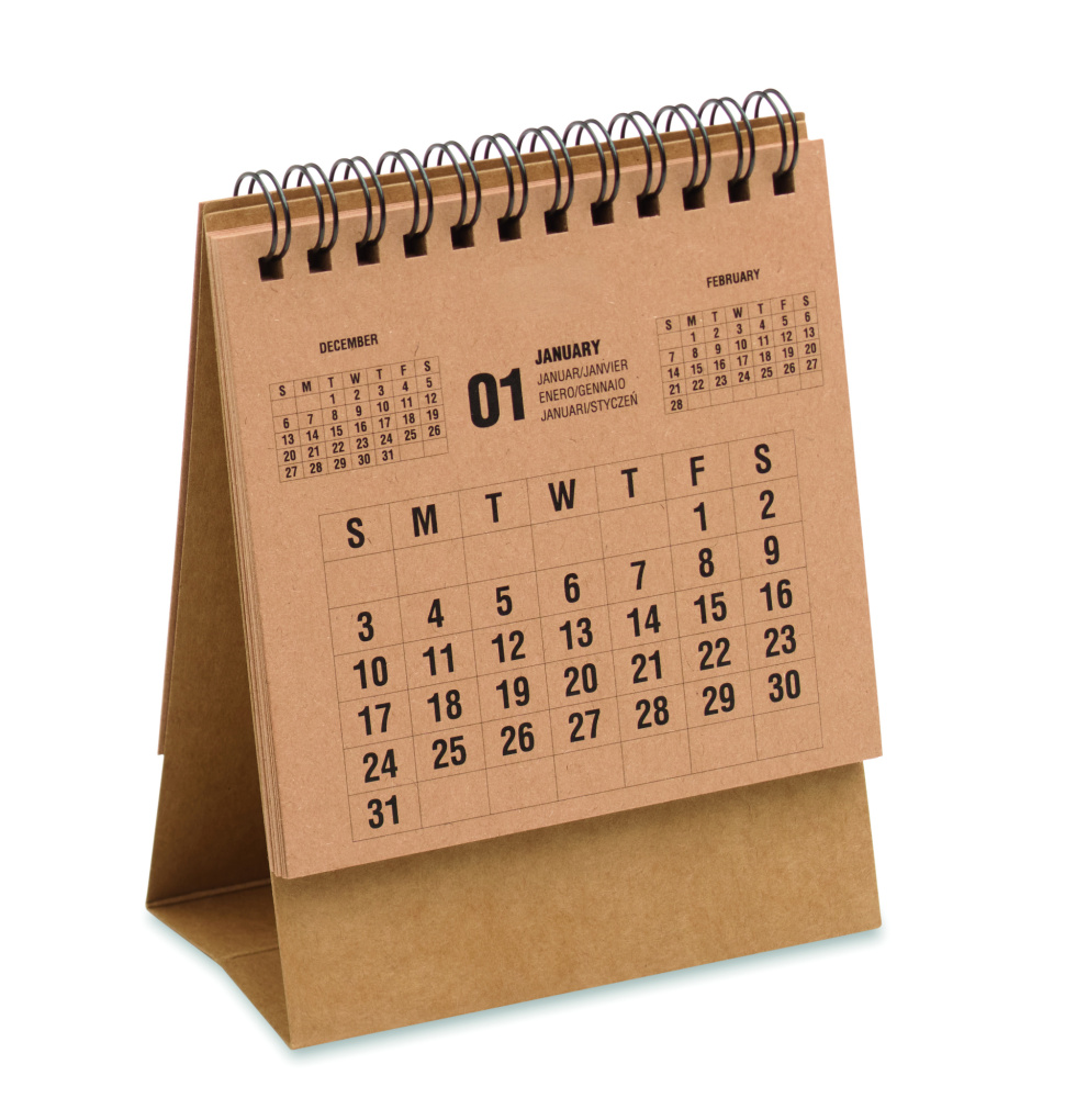 Logotrade kampanjprodukter bild: 4-årig skrivbordskalender