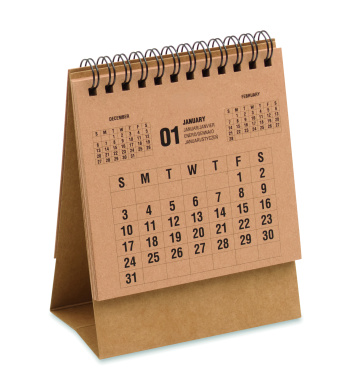Logotrade profilprodukter bild: 4-årig skrivbordskalender