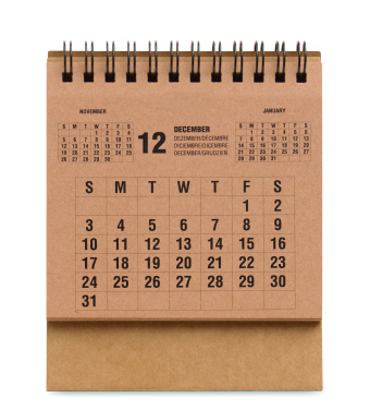 Logotrade profilprodukter bild: 4-årig skrivbordskalender